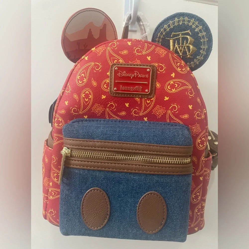 Disney Mickey Thunder Mountain Loungefly Backpack New